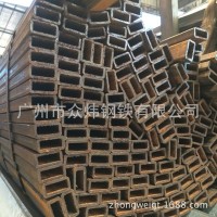 廠家直銷矩形管方管Q235廣州鋼材批發鋼構幕墻廠房用熱軋方通
