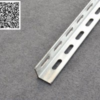 花角鋼萬能角鐵 40*40*4熱鍍鋅萬能角鋼 沖孔萬能角鋼 三角鐵沖孔
