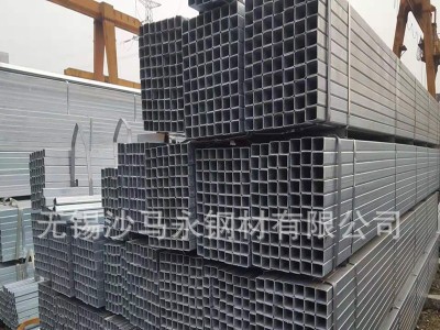 廠家直銷 鍍鋅方管 熱鍍方矩管 方管30*30 幕墻用鍍鋅方管 矩形管