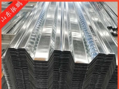 湖北國標樓承板開口樓承板鋼筋桁架鍍鋅樓承板Q235 YX70-200-600