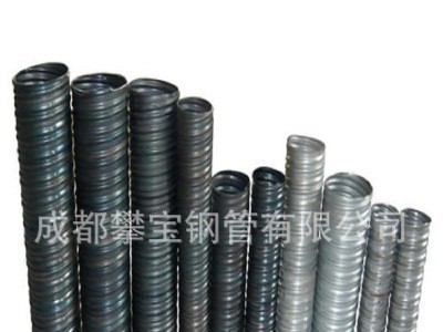 PE鋼帶增強螺旋波紋管錨具鋼帶管 廠家直銷pe碳素波紋管電線護套