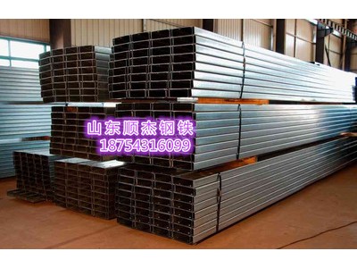 專業生產鍍鋅C型鋼 U型鋼鍍鋅C型檁條生產基地定制熱鍍鋅冷彎鋼cc