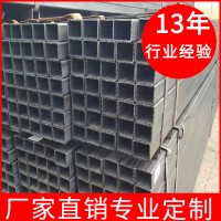 供應貨架專用黑方管現貨供應Q235B方管50*100