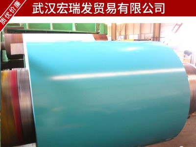 廠家直銷 高品質彩鋼卷 武鋼彩涂卷板 大量批發各種顏色彩涂板