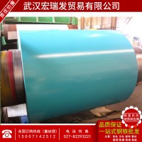 廠家直銷 高品質彩鋼卷 武鋼彩涂卷板 大量批發各種顏色彩涂板
