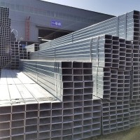 熱鍍高鋅層鍍鋅方管國標Q235天津高強幕墻常用熱鍍鋅方矩管全新貨
