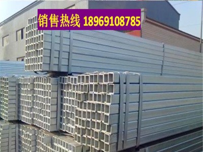 批發100*100鐵方管 熱鍍鋅方鋼管 Q235B大口徑方矩管