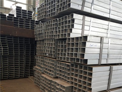 大理供應商批發(fā) Q235B鍍鋅方管200*200*3.5加工車絲機械制造