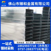 廣東各規格定做熱浸鋅橋架沖孔槽式金屬電纜走線鍍鋅橋架防火噴塑