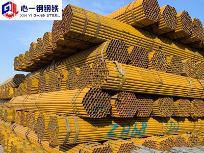 焊管 架子管 建筑外墻架子管 架子管48*3.5 排柵管 黃漆架子管