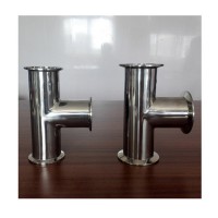 TP304不銹鋼快裝三通 產品可平面精車除蠟加工