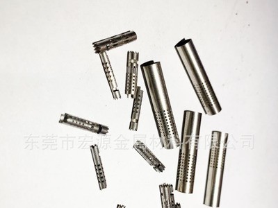 304不銹鋼 空心管 無縫管加工 打孔 開槽 切片 割弧 激光精準定制