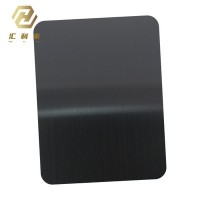 灰鋼拉絲不銹鋼 304灰色拉絲不銹鋼板真空電鍍拉絲黑灰鋼板加工