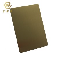 不銹鋼鈦金拉絲 不銹鋼真空鍍膜彩色板拉絲黃鈦金 來樣加工定制