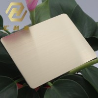 201/304拉絲不銹鋼香檳金抗指紋裝飾板 來樣加工定制各種彩色板