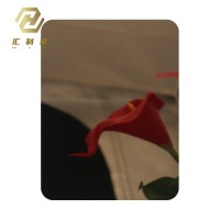 304玫瑰金鏡面 不銹鋼鏡面玫瑰金裝飾板 高端裝飾工程不銹鋼彩板