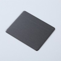 廠家直供墻壁彩鋼板 彩色裝飾板拉絲 黑鈦 無指紋不銹鋼