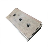 幕墻預埋板配件 角碼 鋼板 鍍鋅地腳板 加工件幕墻配件 來圖定制