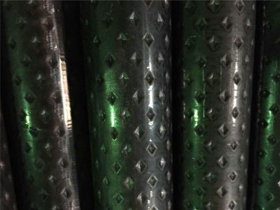 現(xiàn)貨供應(yīng)健身器材防滑扶手鋼管 Q235菱形花紋鋼管 Q235直縫焊管