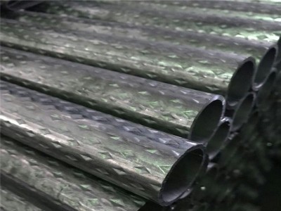 廠家直銷(xiāo)菱形花紋鋼管 健身器材防滑扶手用直縫焊鋼管花紋管