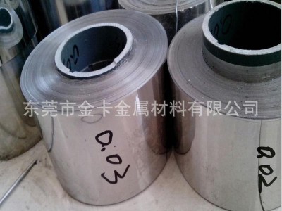 0.05mm不銹鋼帶 0.04mm不銹鋼片 超薄304不銹鋼箔 耐高溫不銹鋼皮