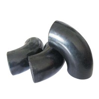 廠家定制大口徑90度45無縫碳鋼沖壓彎頭長半徑彎管焊接鋼制鐵彎頭