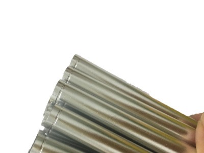 鋁管廠家 陽極氧化鋁管 銀色鋁管壓槽 鋁管斜口加工 6063鋁管開槽