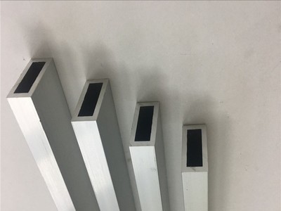 鋁方管定制 鋁方通矩形鋁管 鋁管彩色陽極氧化 電子煙鋁管外殼