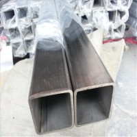 拉絲304不銹鋼矩形管100*200*3.0*4.0*5.0mm 不銹鋼工業扁管現貨