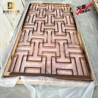 304廠家批發彩色不銹鋼屏風鏤空 客廳玄關隔斷花格鏤空不銹鋼屏風