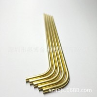 定制黃銅管H65小直徑精密毛細管切割打孔-縮擴口-折彎-封頭加工