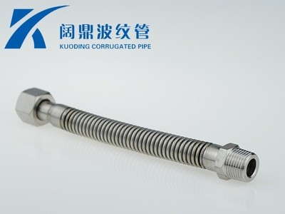 304不銹鋼熱水器波紋軟管 進水金屬高壓防爆軟管化工管道及配件
