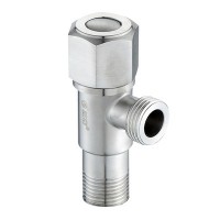 不銹鋼三角閥 止水閥304六角輪加厚無(wú)鉛熱水器閥 冷熱通用