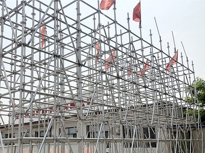 活動(dòng)腳手架 床型建筑腳手架加厚組合四層腳手架 裝修爬梯腳手架