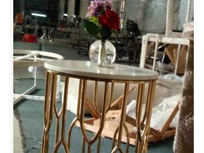 304#201#不銹鋼茶幾玻璃面架子邊幾