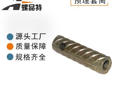 鋼筋套筒 鍍彩鋅幕墻預(yù)埋套筒國(guó)標(biāo)螺紋鋼連接套筒 錐螺紋鋼筋套筒