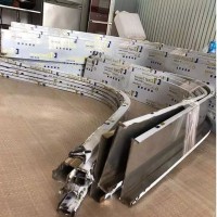 定制加工不銹鋼吊頂圓弧 鈦金裝飾線條 U型槽 背景墻收口條包邊條