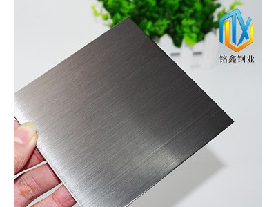 304不銹鋼彩色裝飾板定制鍍色紅銅 青銅拉絲亂紋電梯不銹鋼板