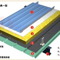 廠家生產屋面彩鋼瓦 鋁鎂錳瓦65*430型 墻面彩鋼板瓦