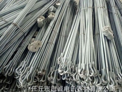 【品質高價格低】廠家直銷拉線棒地錨 12*1.2m電力地錨桿 帶圓墊