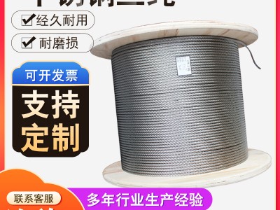 不銹鋼鋼絲繩 接地端子高鐵連接線 雙捻(多股)304 316不銹鋼絲繩