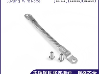 蘇陽高鐵不銹鋼連接線 鐵路橋墩軌道接地端子連接線 廠家供應(yīng)加工