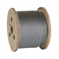 304不銹鋼鋼絲繩 包膠鋼絲繩壓制 6*19S結構鋼絲繩定制