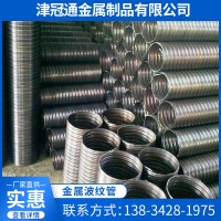供應預應力波紋管 隧道金屬波紋管鋼絞線穿束預留孔道管定制