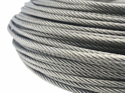 廠家生產(chǎn) 鍍鋅柔軟5mm鋼絲繩 捆綁工地耐用軟鋼絲繩