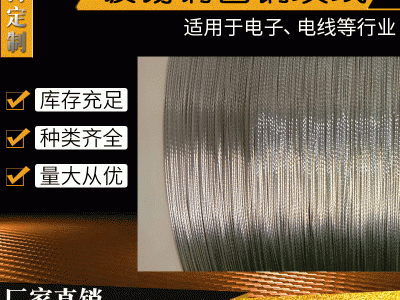 電鍍鍍錫銅包鋼絞線 各類絞線 金屬線材 雷氏金屬材料 售后保障