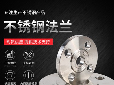 304沖壓法蘭毛坯 加工不銹鋼法蘭 高壓不銹鋼對焊船用盲板法蘭盤