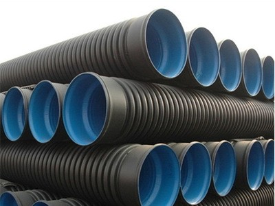塑料波紋管雨污排水管pe雙壁波紋管瑞源廠家環剛度八級規格全