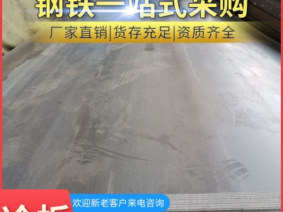 佛山廠家供應(yīng)冷熱軋鍍鋅鋼板 冷熱軋板卷 沖壓冷軋開平板材可加工