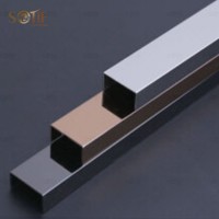裝飾幕墻的不銹鋼陽(yáng)角線(xiàn)幕墻裝飾角線(xiàn)瓷磚腳踢線(xiàn)墻角修邊線(xiàn)收邊條